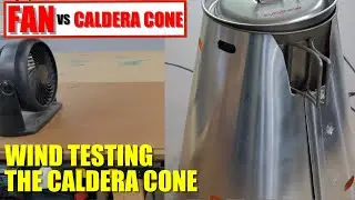 Caldera Cone TORTURE Test - Caldera Cone VS a FAN!