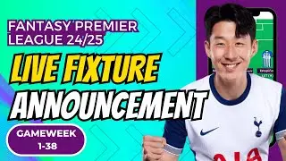 PREMIER LEAGUE FIXTURES LIVE | FANTASY PREMIER LEAGUE 2024-25 TIPS | EPL FANTASY