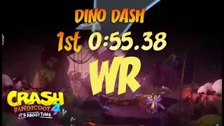 Crash 4 Time Trial Dino Dash World Record 55:38