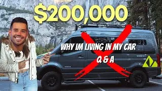 ASMR SOLO LIVING IN SMALL CAR Q & A