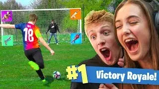 WORLD CUP FORTNITE FOOTBALL vs MY SISTER