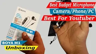 Boya By M1 Clip- Microphone Review For Smartphone, DSLR, Laptop, Camcorder, Pc | Best For Youtuber |