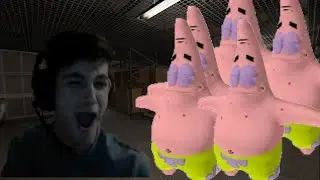 Patrick star chases SALLAD (Gmod nextbots)