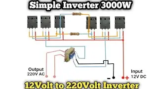How to Make 12Volt to 220Volt 3000W Inverter at Home//3000W का इनवर्टर कैसे बनाएं//