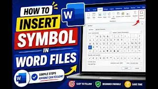 How to Insert Symbols in Microsoft Word | Easy Step-by-Step Tutorial
