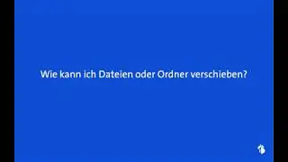 Dateien und Ordner verschieben