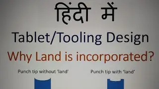 Tablet /Tool design: Need for land and advantages in Hindi