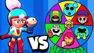 JANET vs RANDOM BRAWLER WHEEL!! 🤯  (she's unfair...)