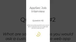 Interview Series Top AppSec Job Interview Question 2 