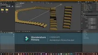 Procedural Ladder in Blender for an indie game