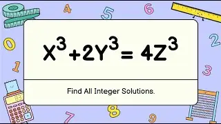 Can you solve this Diophantine Equation? | Mathematical Olympiad Questions | PRMO | RMO
