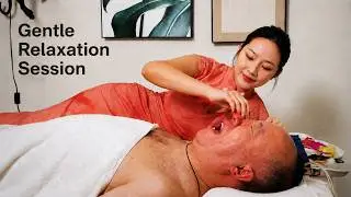 He seems to really enjoy gentle massages.ASMR/soft  massage