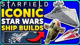 Starfield Star Wars Ship Builds are INSANE!