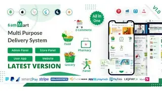 6amMart - Multivendor Food, Grocery, eCommerce, Parcel, Pharmacy delivery Source Code Free Download