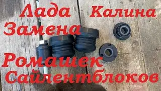 Как заменить сайленблоки передних рычагов ваз Калина