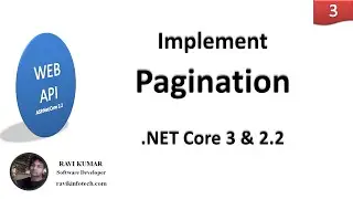#3 How to Implement Pagination in API with Linq || ASP.NET CORE WEB API