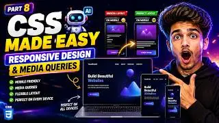 CSS Made Easy With AI 🤖 | Part 8 - Responsive Design & Media Queries 📱