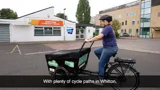 Our cargo bike hire scheme is available across the borough
