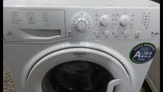 طريقة تشغيل غسالة اريستون هوت بوينت 7kg موديل WMT701