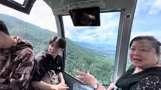 Dali CangShan cableway up mountain