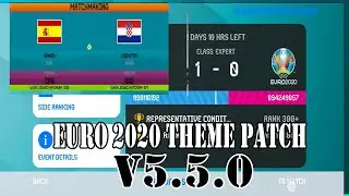 PES Mobile 2021 OBB Patch UERO 2020 5.5.0 Matchday Gameplay