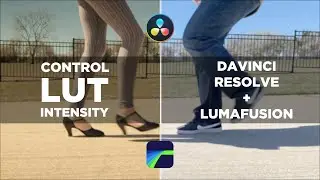 How To Adjust LUT INTENSITY | Davinci Resolve + LumaFusion