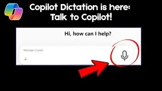 How to Talk to Microsoft Copilot Using Dictation (Quick Tutorial)