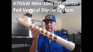 K7RAW Self-Contained Off-Center-Fed Vertical Dipole (OCFVD)