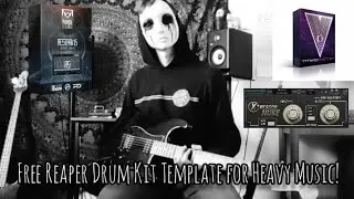 Free Reaper Drum Kit Template for Heavy Music! 
