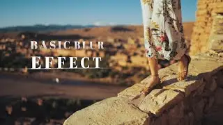 How to make basic blur effect in|Kinemaster