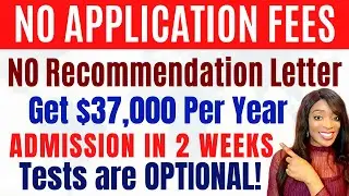 NO APPLICATION FEES || Move to USA in 2023