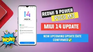 Redmi 9 Power And Poco M3 Indian User's 🇮🇳 MIUI 14 Update Release Date Confirmed✅