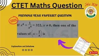 Important CTET Math 2 Previous Year Question 👍//July21 #ctet #uptet #previousyearquestions
