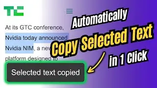 How to Automatically Copy Selected Text to the Clipboard in 1 Click