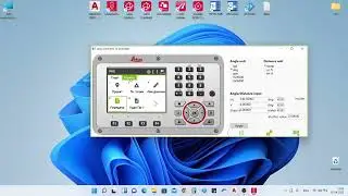 Leica TS07. Импорт каталога координат в формате .TXT