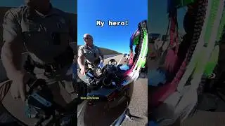 Cop Rescues Fallen Biker