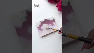 Painting on a Canvas🩷🎨#shorts #song #love #art #painting #pink