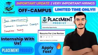 Direct Hiring | PP, PP Internship, Paid Opportunity, New OFF Campus Drive For All Batches