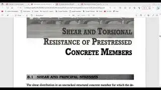 11. Maximum and Minimum Principle stress of prestressed concrete beam  Analysis for share