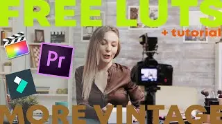 FREE VINTAGE LUTS 2020 | For Premier pro, Filmora, Final Cut Pro X, etc