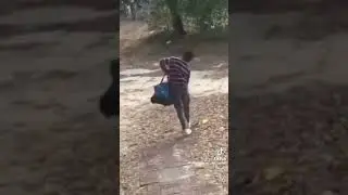 Kid in trouble for breaking glass window