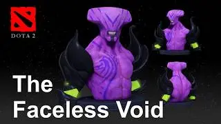 Sculpting the Faceless Void | Dota 2 Fan Art