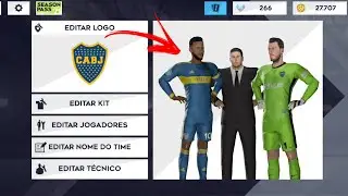 Kit do Boca Juniors para Dream League Soccer 2021