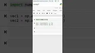 Calculate the dot product of two vectors using NumPy#numpy #python3