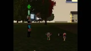Vampire Witch Knome caught Flying Sims 3