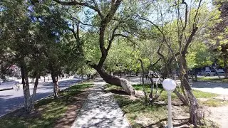 Сумгайыт жаркая погода / мы с мамой в городе