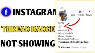 Instagram Threads Badge Not Showing // Threads Badge Instagram
