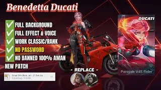Script Skin Benedetta Ducati No Password | Full Effect & Voice | Patch Terbaru