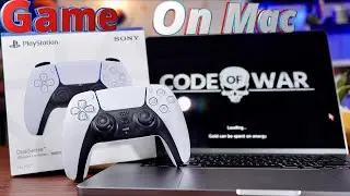 How to Connect and Play MacBook Pro GAMES with PlayStation 5 Controller. Setup and Games.