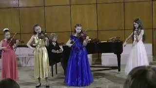 Сен-санс К, Лебедь. 4 скрипки